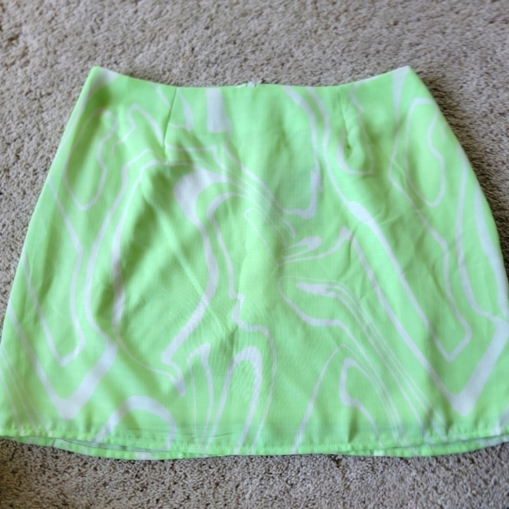 NWT Le Lis Feeling Retro Mini Skirt L